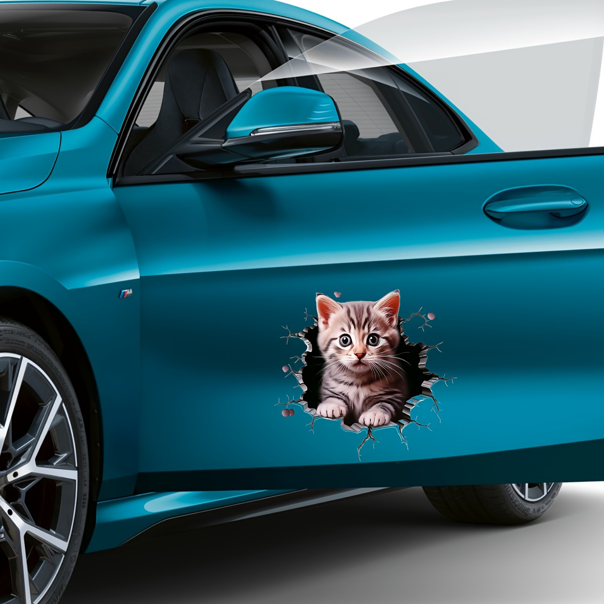 Laptop Accessories Aesthetic - Autoaufkleber mit Polyvinylchlorid-Katzenmuster, kratzfester Aufkleber für