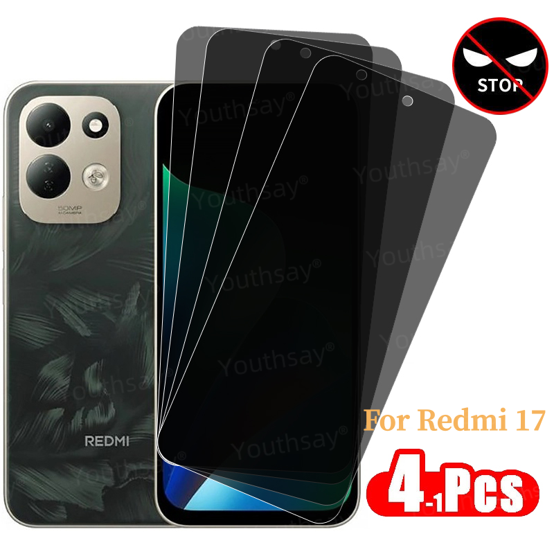 Privacy Screen Filter - Sichtschutzfolie für Xiaomi Redmi 17, gehärtetes