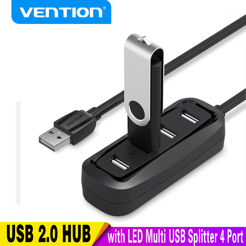 Laptop Electronics Accessories - Vention USB 2.0 HUB 4-Port mit