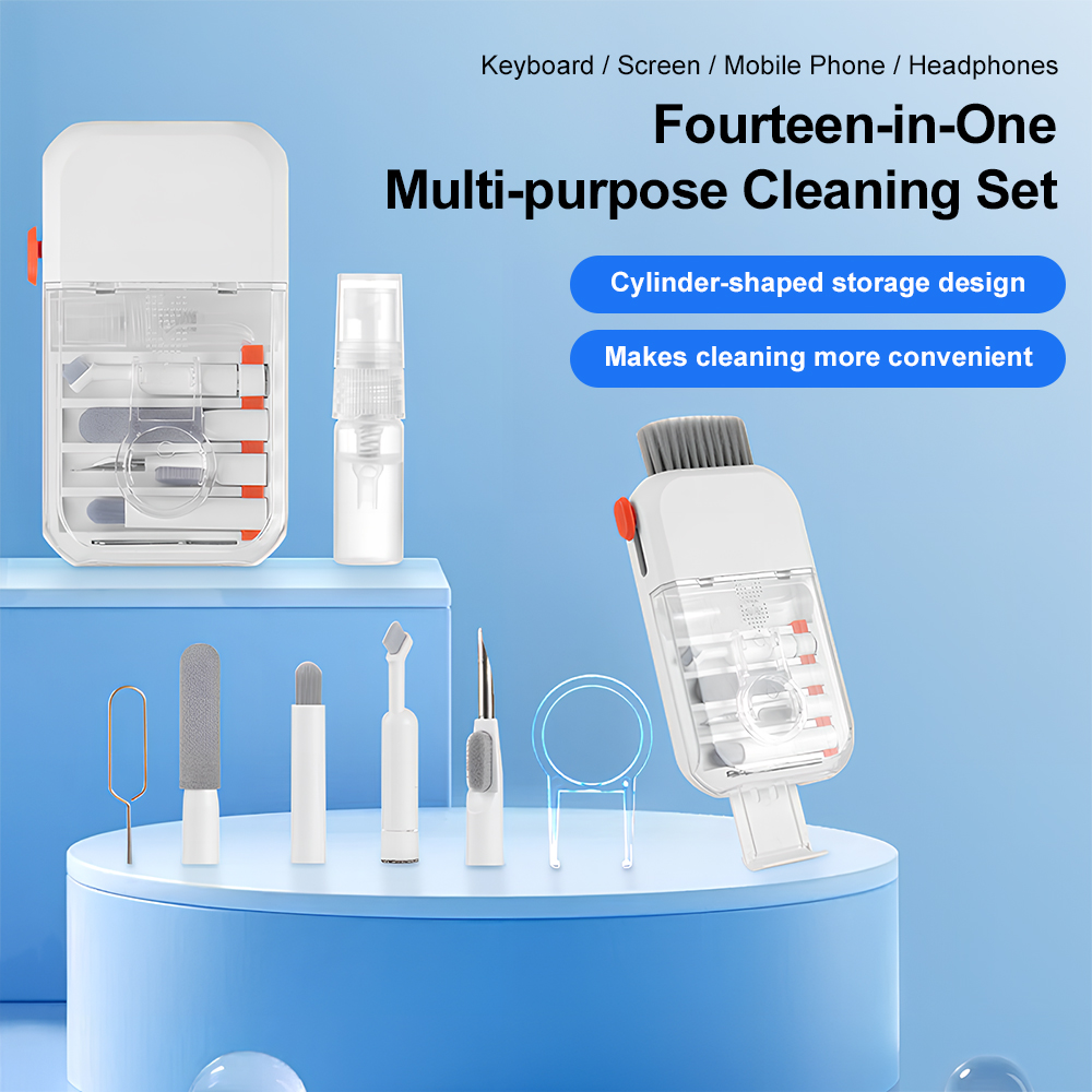 Laptop Accessories All Gadgets - 14-in-1 Digitales Geräte-Reinigungsset Mehrzweck-Reinigungswerkzeug-Set für Mechanische