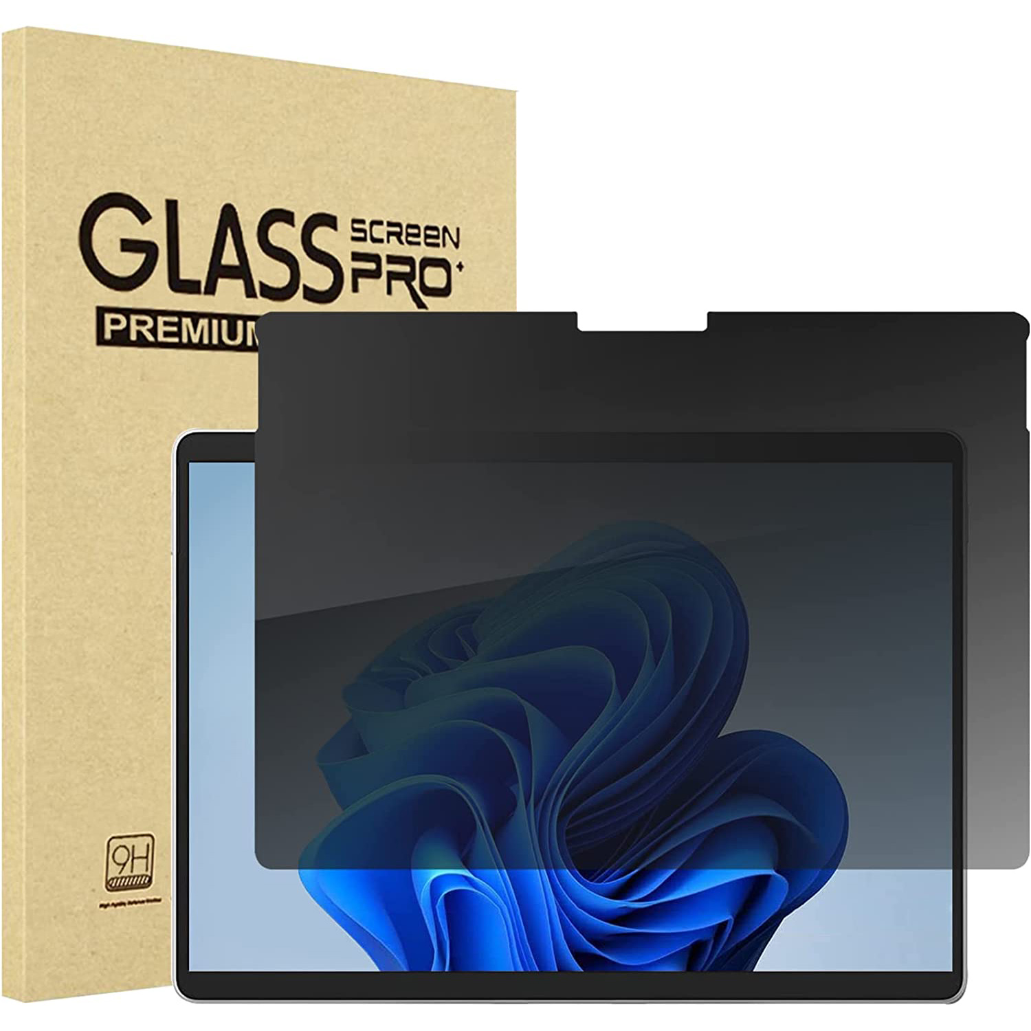 Privacy Screen Filter - Sichtschutzfilter aus gehärtetem Glas, Anti-Spionage-Schutz, Displayschutzfolie