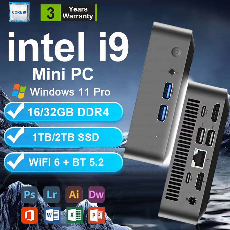 Laptop Accessories Sleeve - MINI-PC Windows 11 Intel Core I9