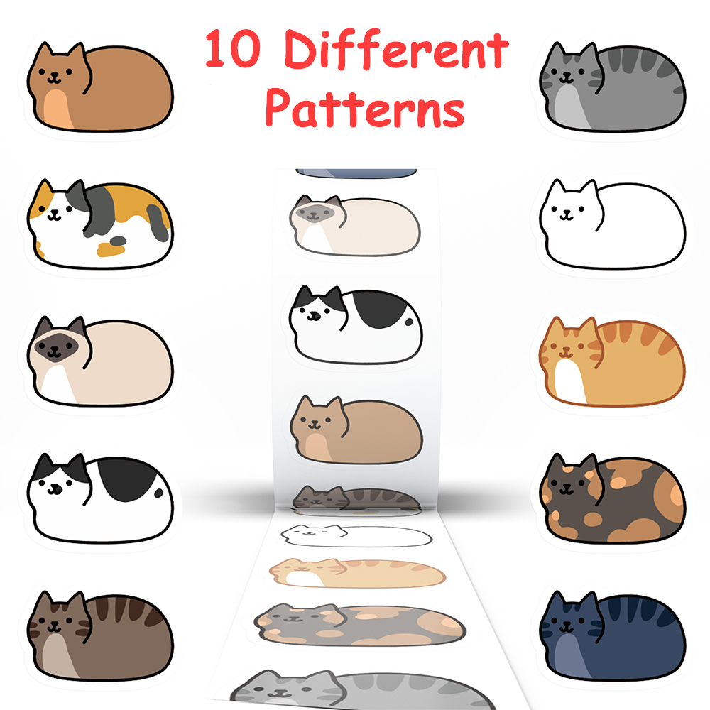 500 Stück niedliche Katzen-Auf – Laptop Accessories Aesthetic Bewertung und Preis