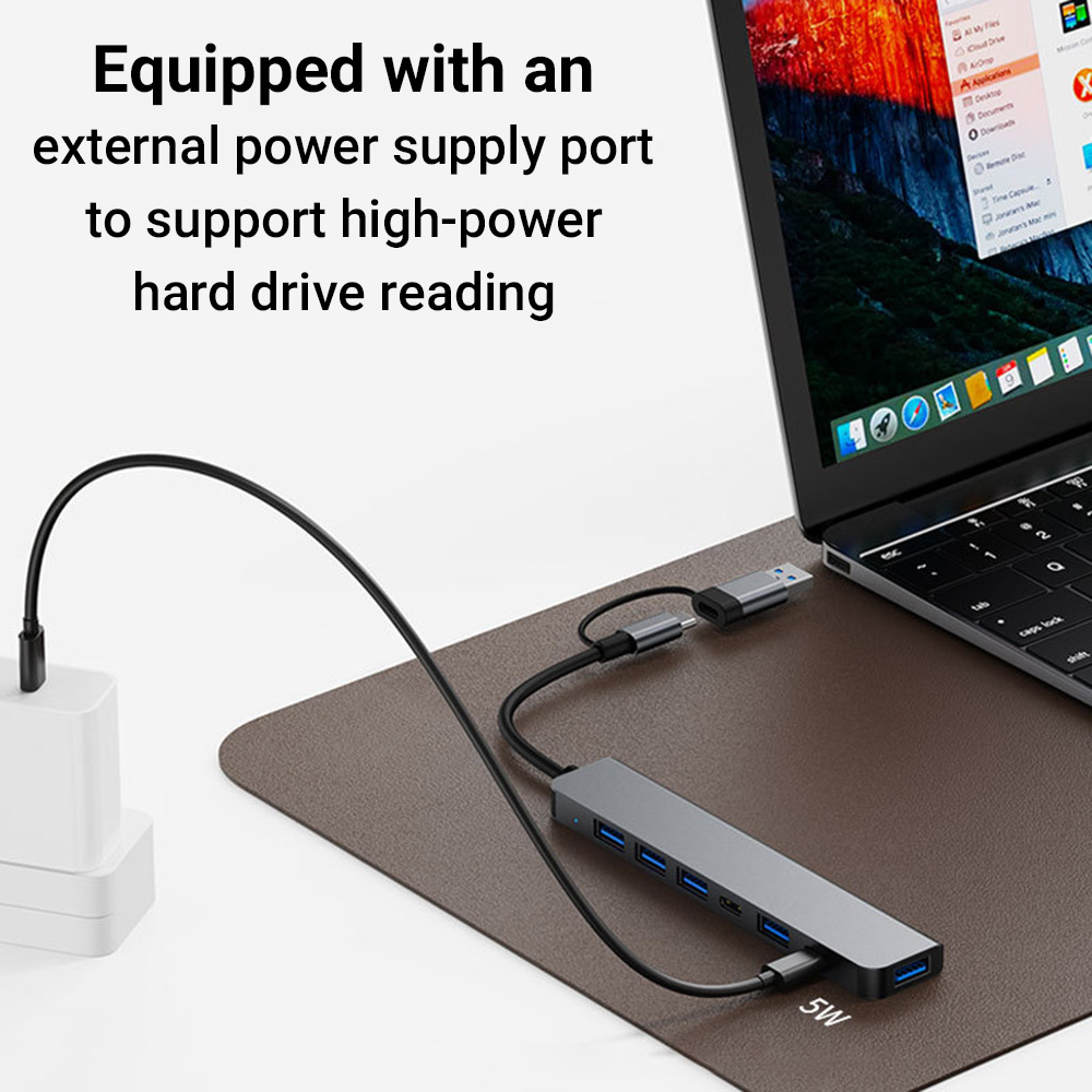 7-in-1 Dual-Head USB-C & USB D – Laptop Accessories That You Need Bewertung und Preis